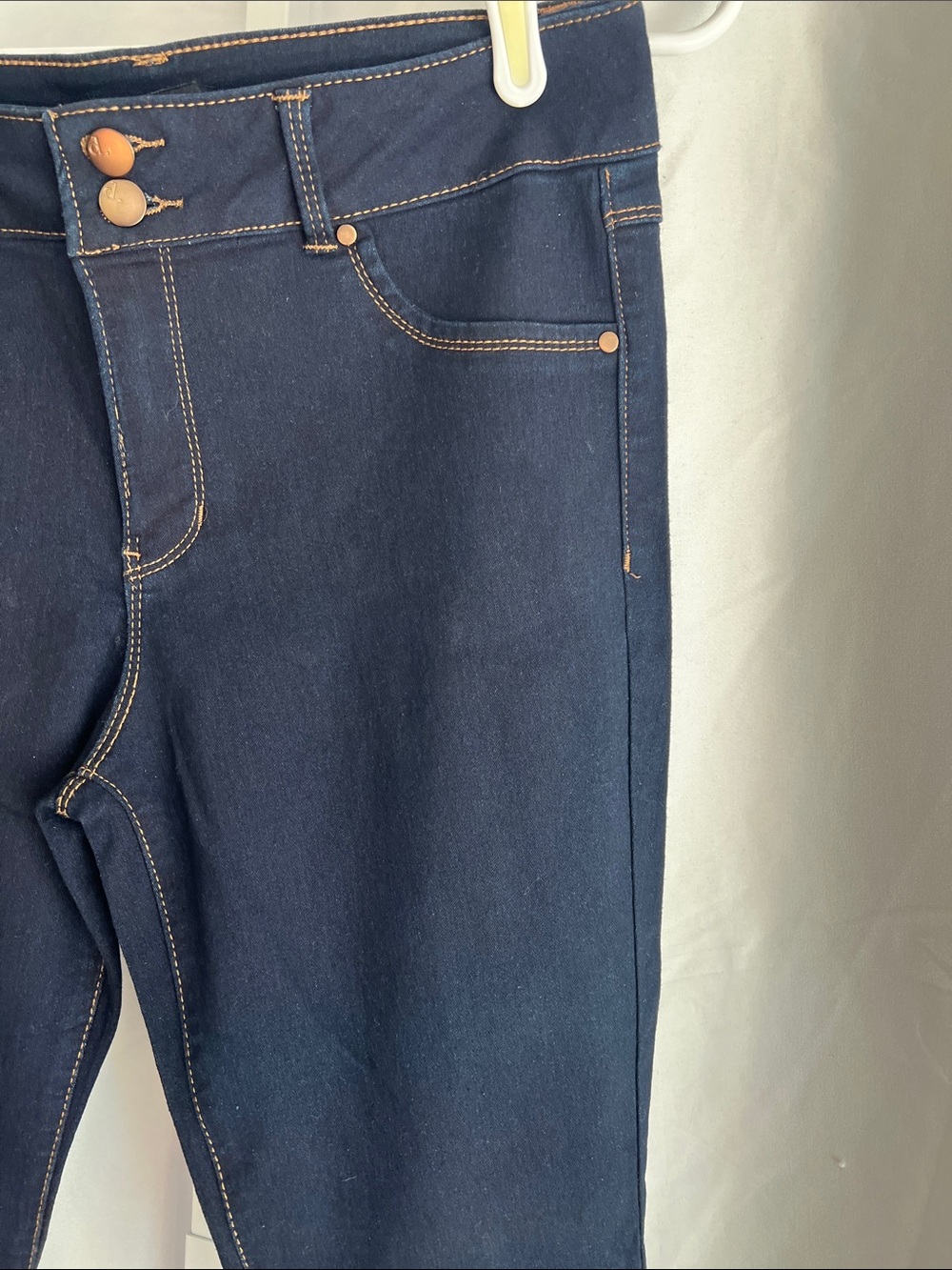 d. jeans Dark Blue Ankle Crop Skinny Jeans - Picture 15 of 16